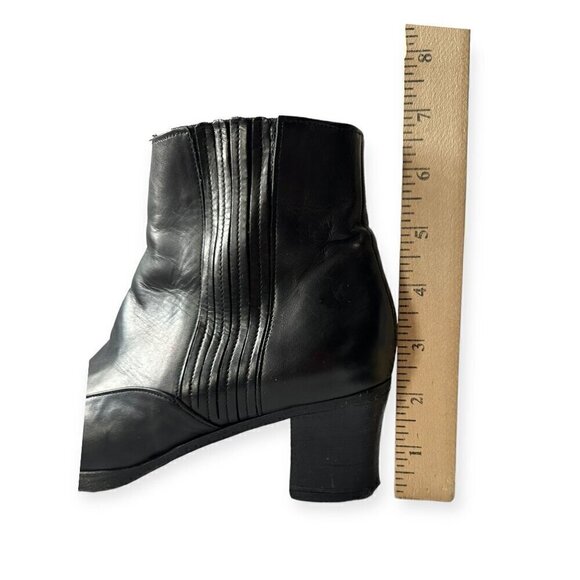 Stephane Kelian Black Leather Chelsea Boots, Size US 8, Mid heel - Picture 9 of 9